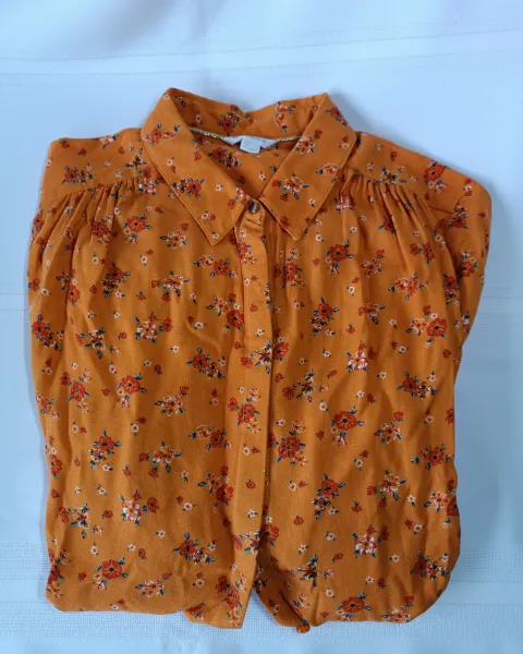 Blusa amarilla mostaza mujer