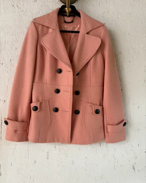 Jacket de Lana color salmon