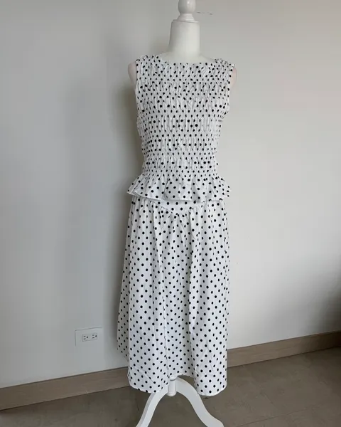 Set falda y blusa polka dots