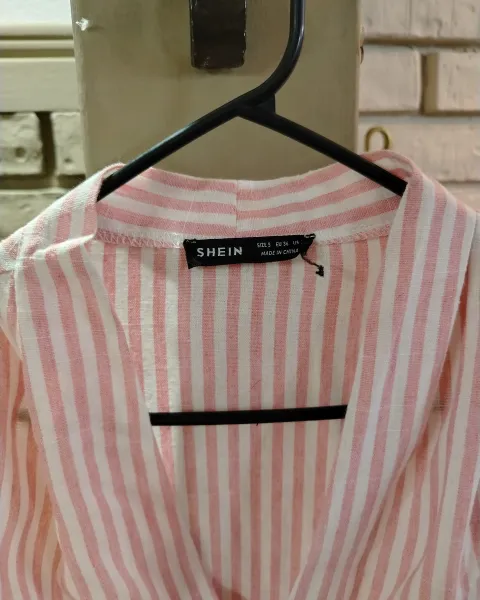 Blusa manga 3/4 color rosada