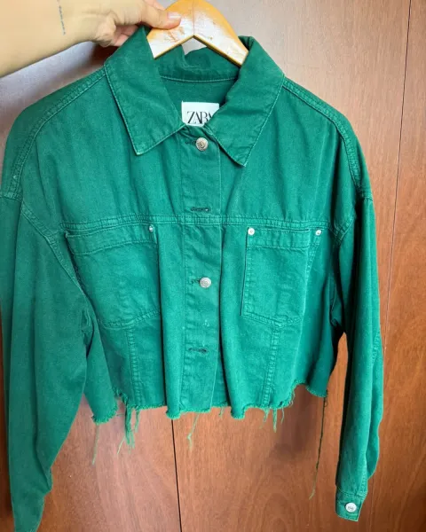 Jacket verde de Zara