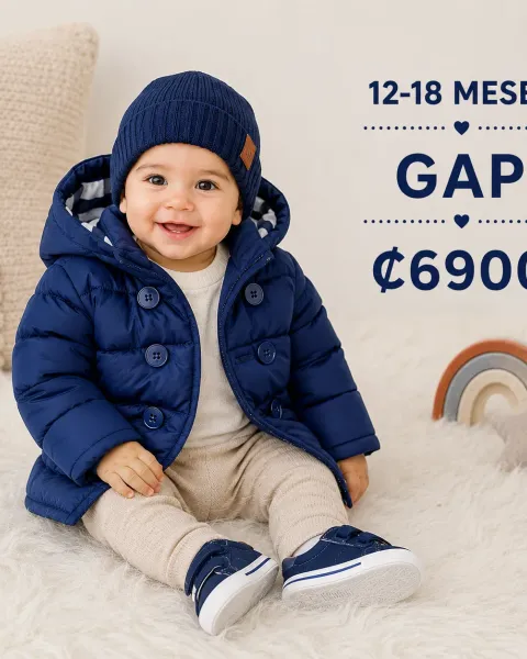 Abrigo baby gap 12-18 Meses