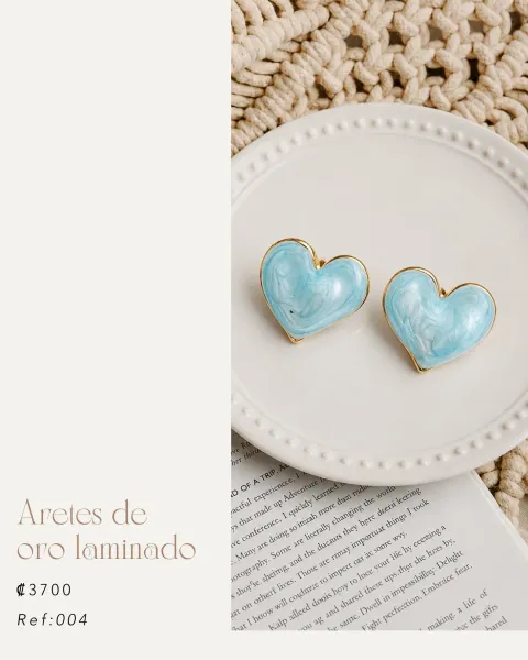 Aretes corazón