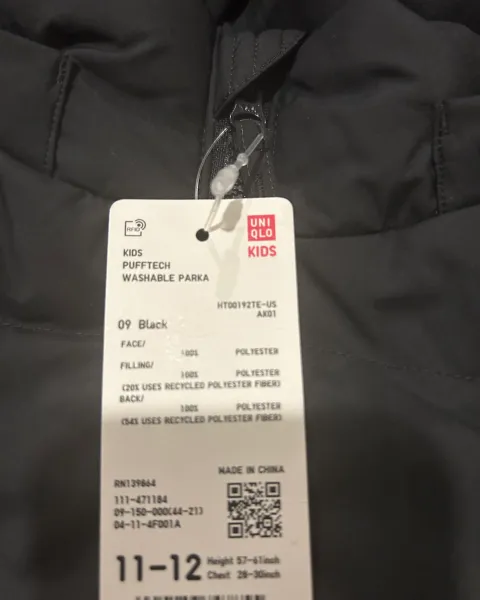 Jackets UNIQLO unisex para niños