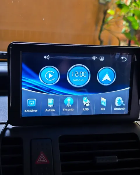 Pantalla táctil para carro con Carplay y Android Auto