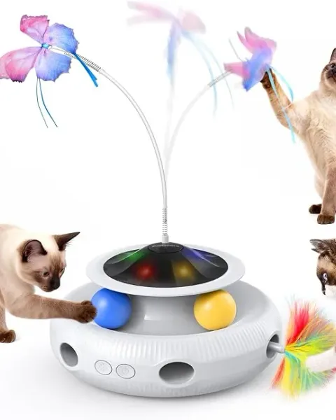 Juguete Interactivo para Gatos Pawtners 4 en 1