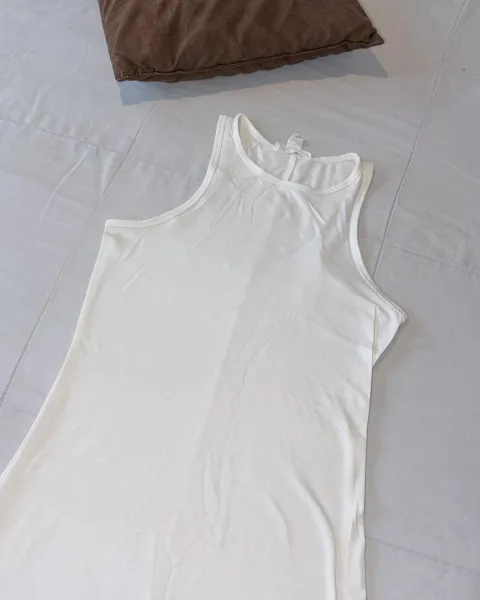 Vestido blanco largo