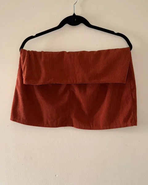 Falda de corduroy