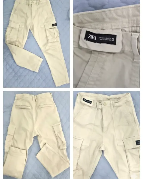 Pantalón tipo cargo Zara