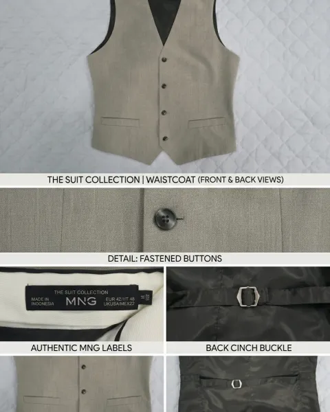 Conjunto Chaleco y Pantalón Mango