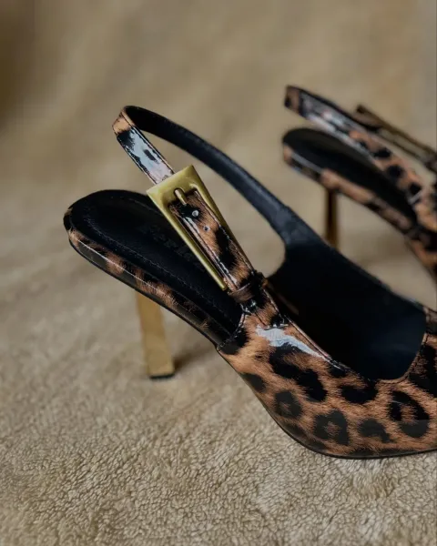 Tacones de animal print