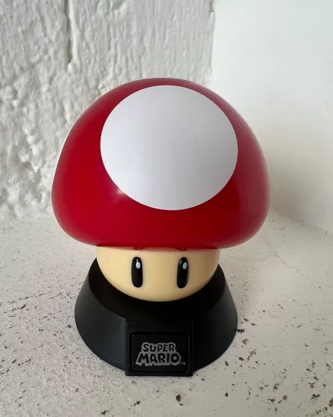 Lámparas de noche Mario Bros