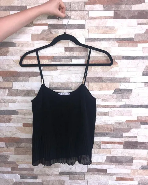 Blusa de tirantes Negra / Pull&Bear