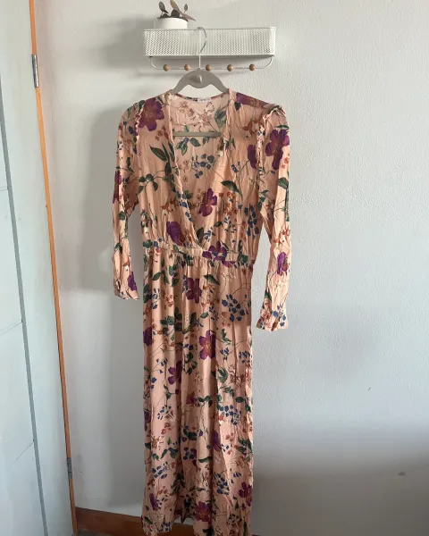 Vestido largo estampadp