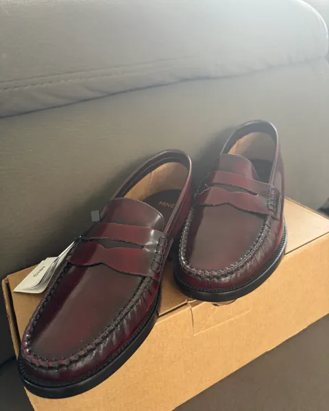 Mocasines de Mango MNG, burgundy talla 36