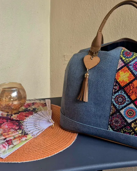 Bolso artesanal mexicano