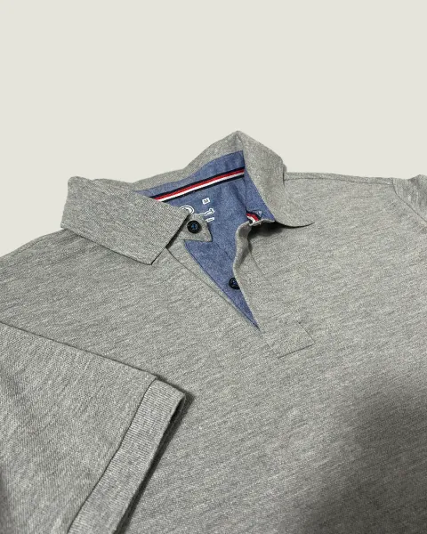Camisa tipo polo clásica de manga corta