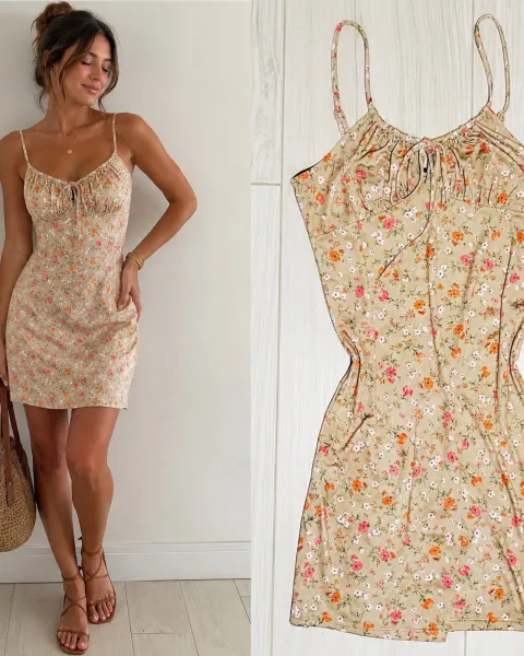 vestido corto talla S