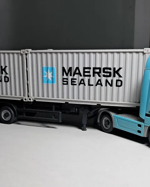 ⭐ Colección Mercedes Benz 🌐 Maersk Sealand Contenedores Marítimos. ⛓️