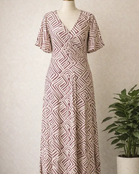 Vestido Largo estampado