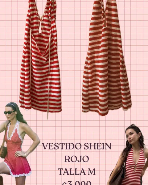 Vestido Rojo de playa