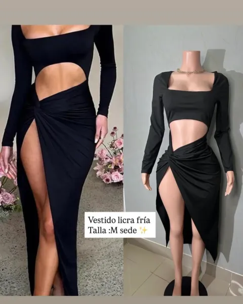 Vestido licra fría talla M