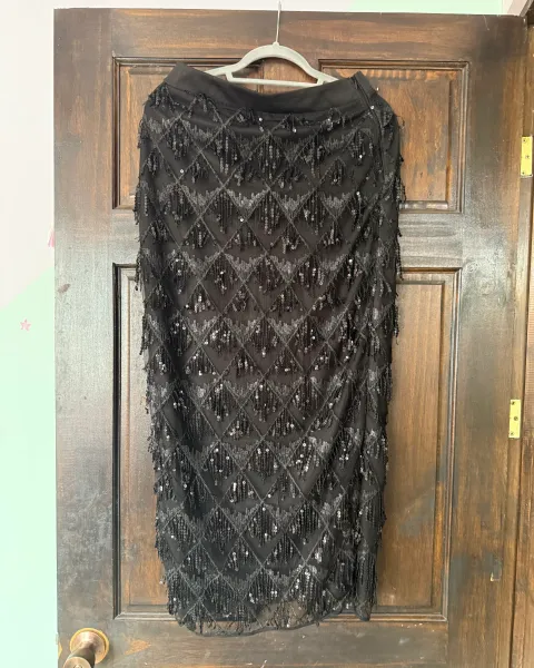 Enagua formal negra