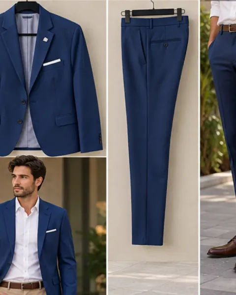 Traje completo Zara (azul)
