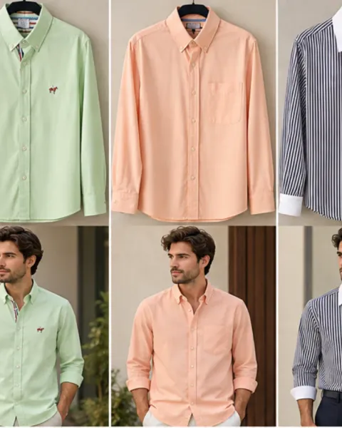 Combo de 6 camisas de diseñador