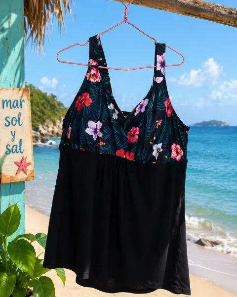 blusa para playa