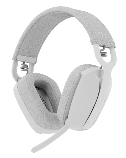 Headset Logitech Zone Vibe 100 Blanco – Inalámbrico y ligero (Nuevo)