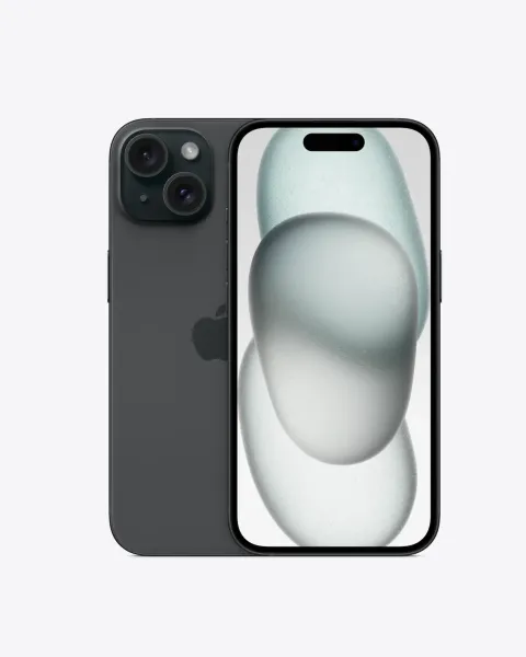 iPhone 15 128GB en negro – Nuevo, 5G, Cámara de 48MP