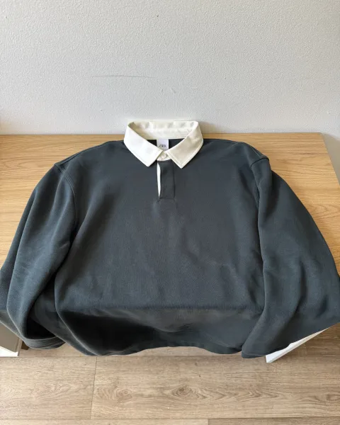 Camisa manga larga - Zara - M