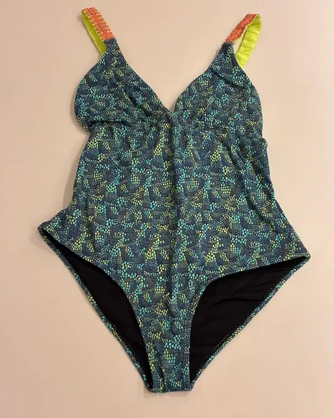 Traje de baño entero estampado OndadeMar – Talla L