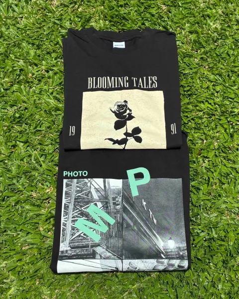 Combo 2 camisetas gráficas Bershka – Talla M