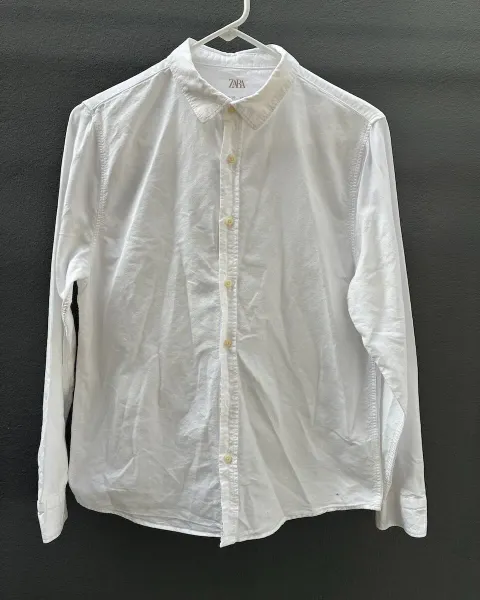 Camisa blanca ZARA niño talla 14