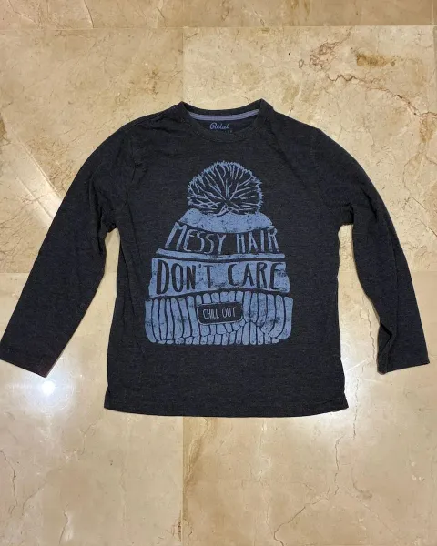 👕 Camiseta manga larga Rebel – Talla 7-8 años