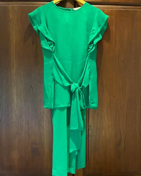 Conjunto verde Purificación García (blusa y pantalón)