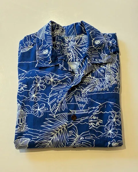 Vendo camisa tipo hawaiana para niño, talla L