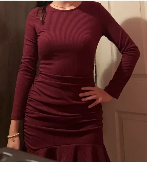 Vestido Vino corto