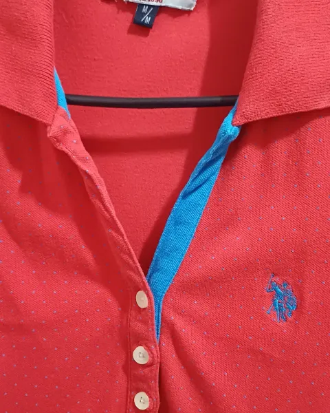 Vestido tipo Polo Rojo