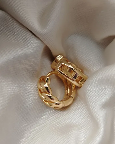 Argollas Baño de Oro 18K
