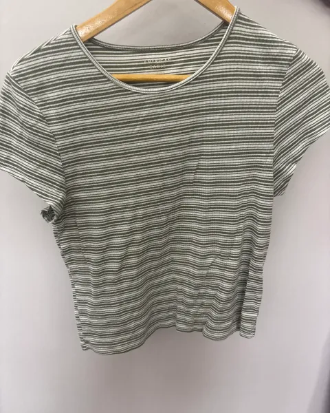Camisa manga corta verde