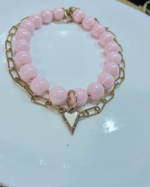 Collares en tendencia chicle
