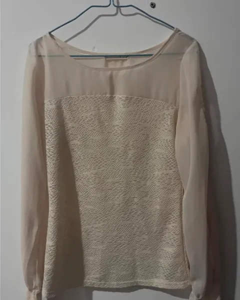Blusa transparente elegante