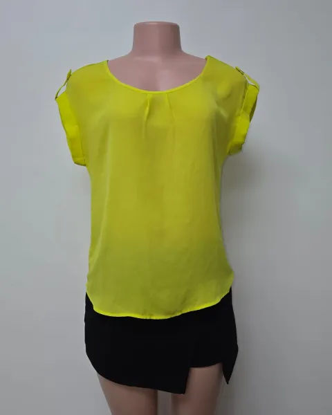 Blusa Amarilla transparente
