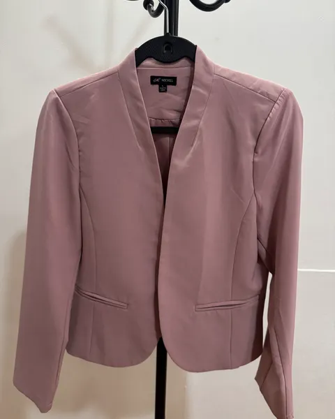 Blazer rosa pastel
