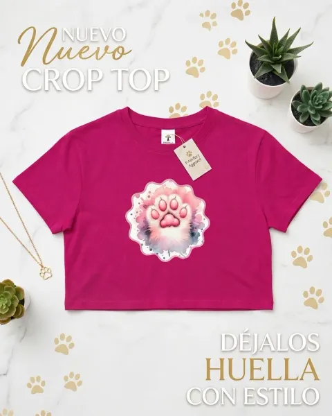 Crop top rosa