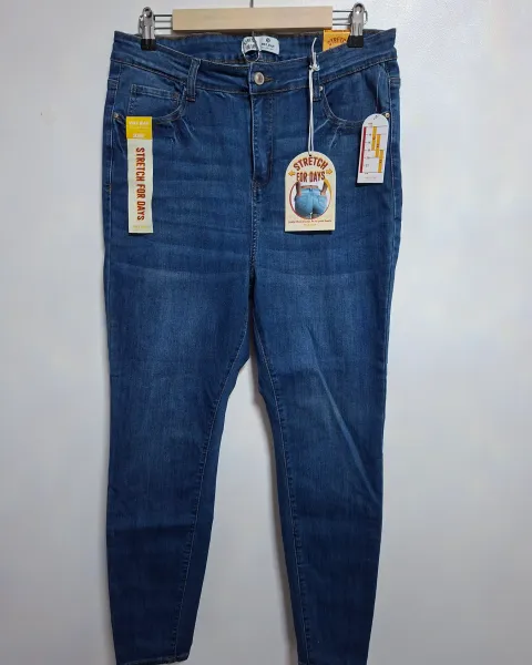 Jeans Skinny Azul Medio