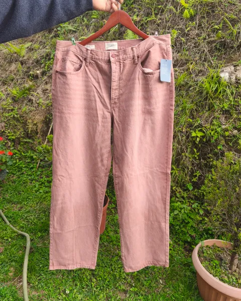Jeans Rosa estilo "Baggy 90s"